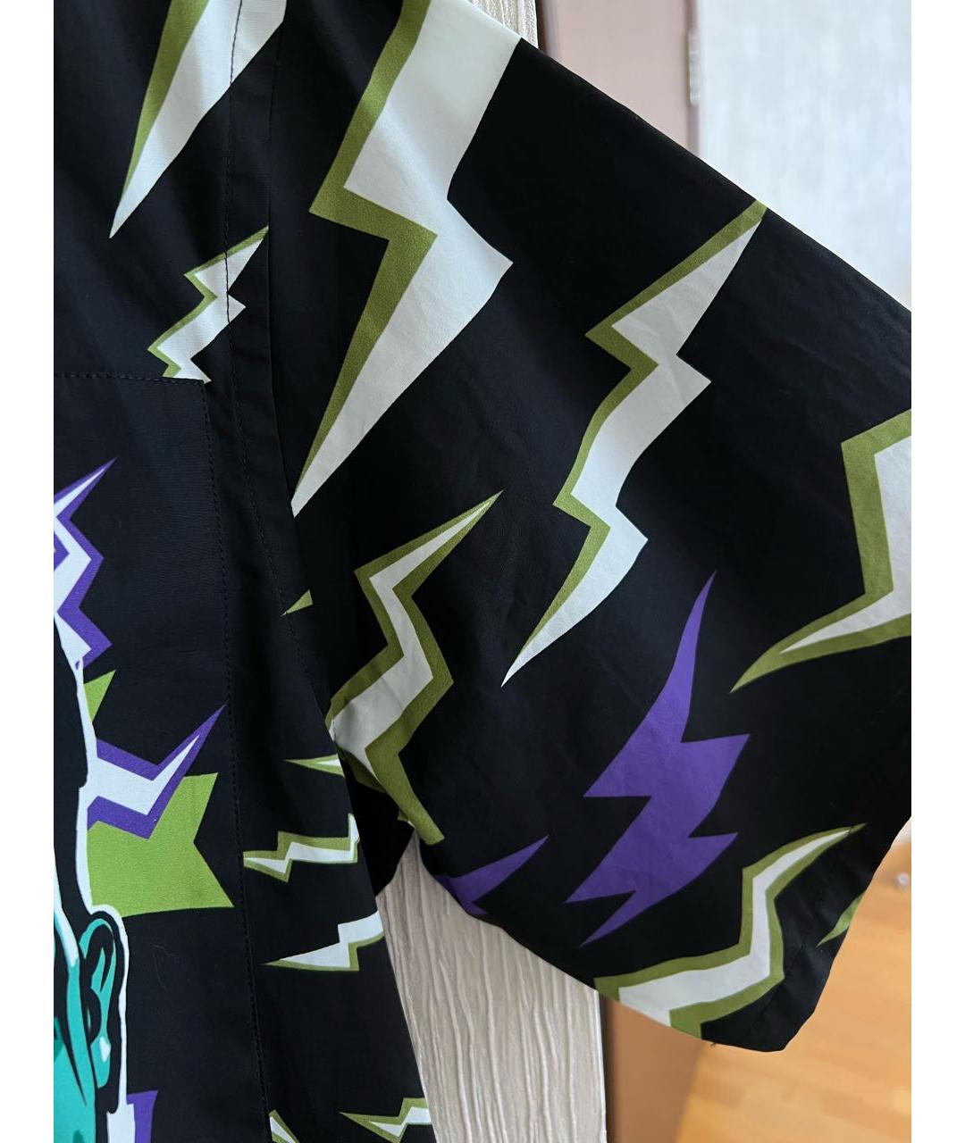 PRADA Черная хлопковая кэжуал рубашка, фото 4