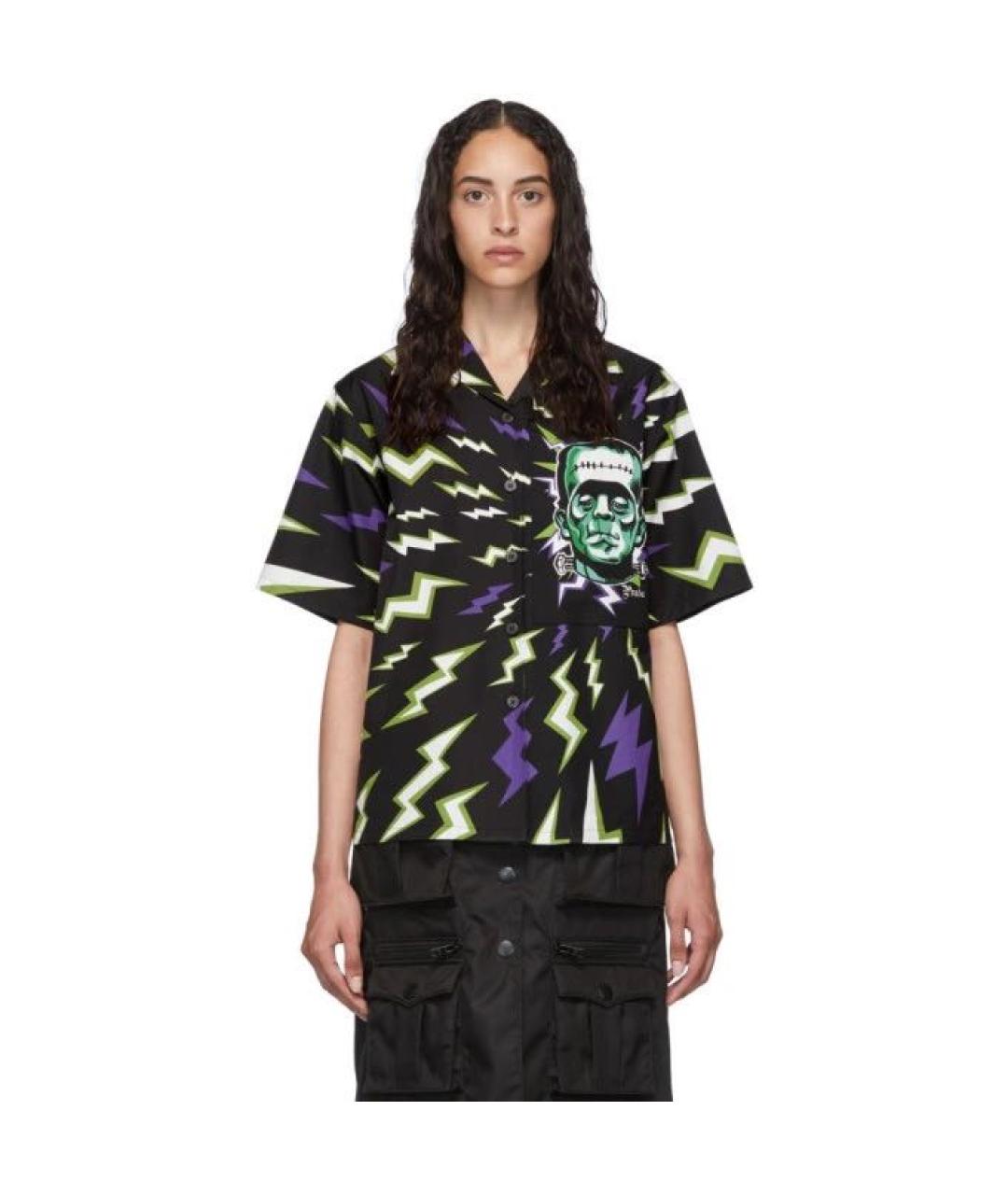 PRADA Черная хлопковая кэжуал рубашка, фото 6