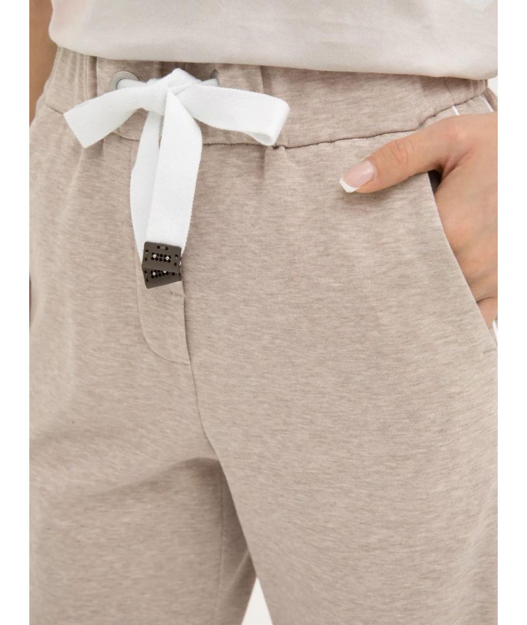 PESERICO Бежевые шорты, фото 3