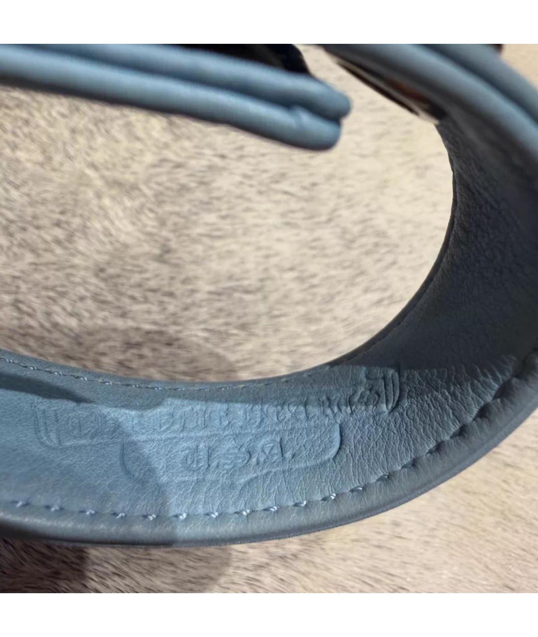 CHROME HEARTS Голубой серебряный браслет, фото 4