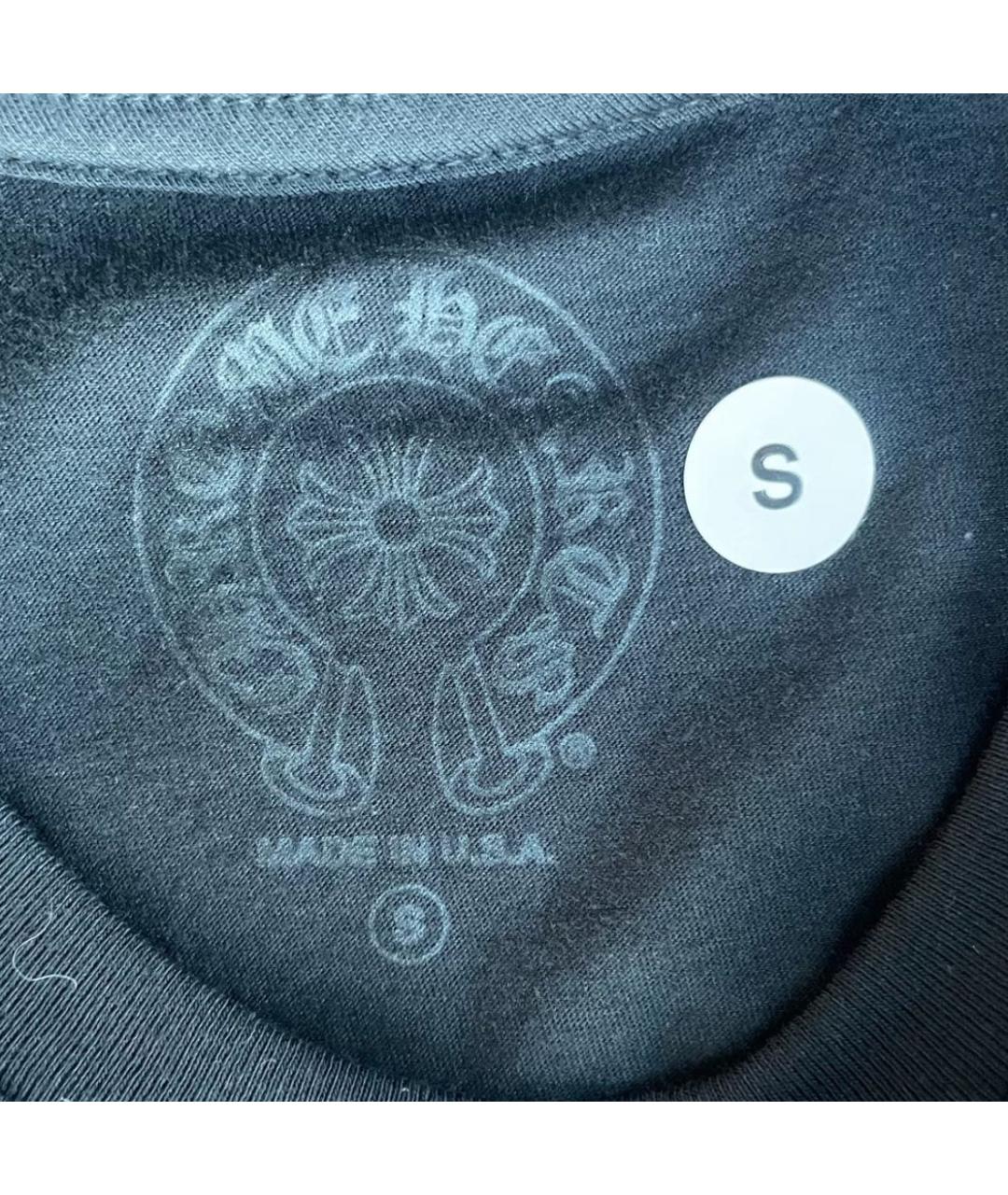 CHROME HEARTS Черная футболка, фото 3