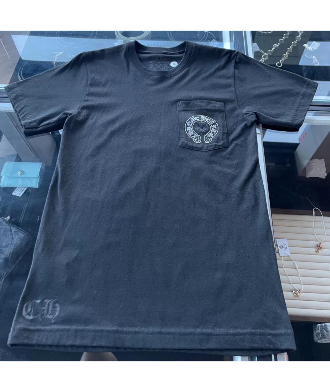 CHROME HEARTS Черная футболка, фото 5