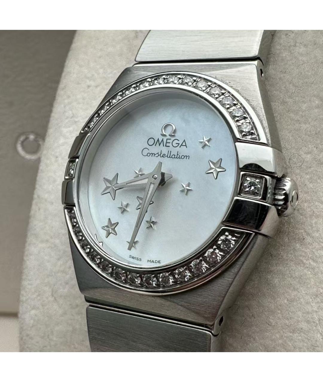 OMEGA Серебряные часы, фото 3