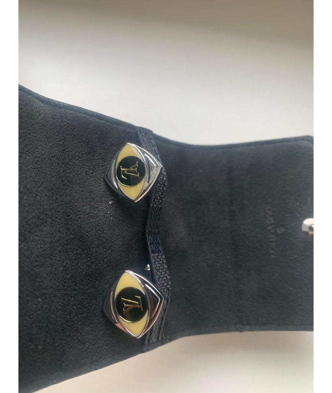 LOUIS VUITTON Золотые металлические запонки, фото 3