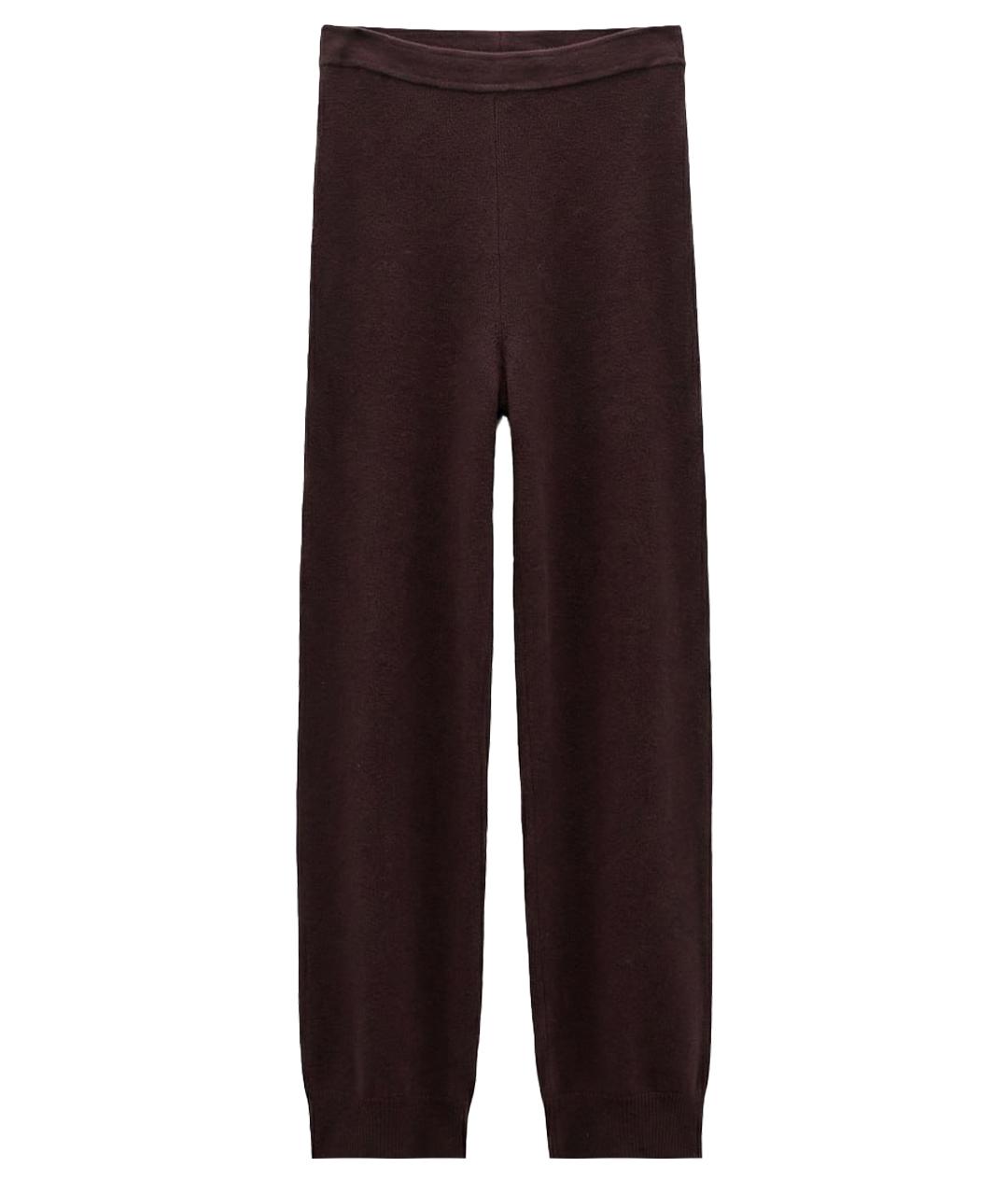 GENTRY PORTOFINO Фиолетовые кашемировые брюки широкие, фото 1