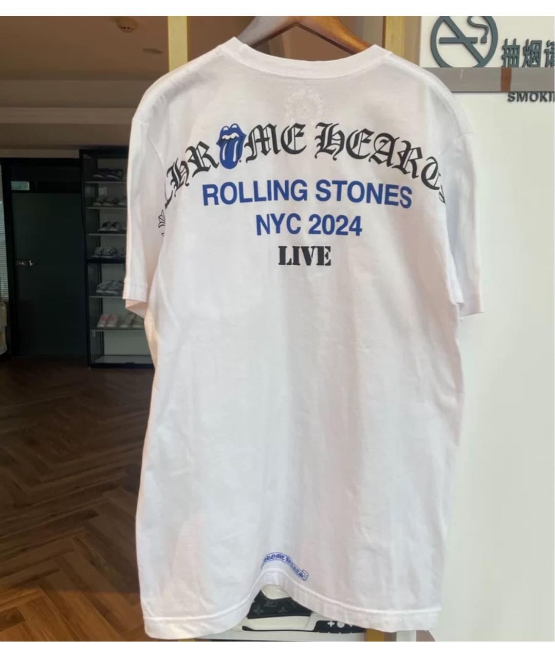 CHROME HEARTS Белая футболка, фото 7