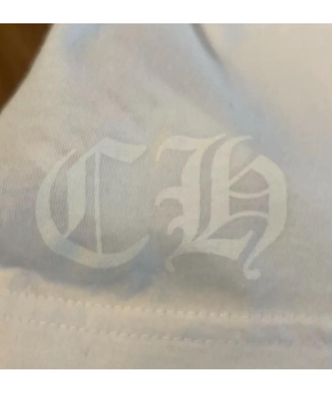 CHROME HEARTS Белая футболка, фото 4