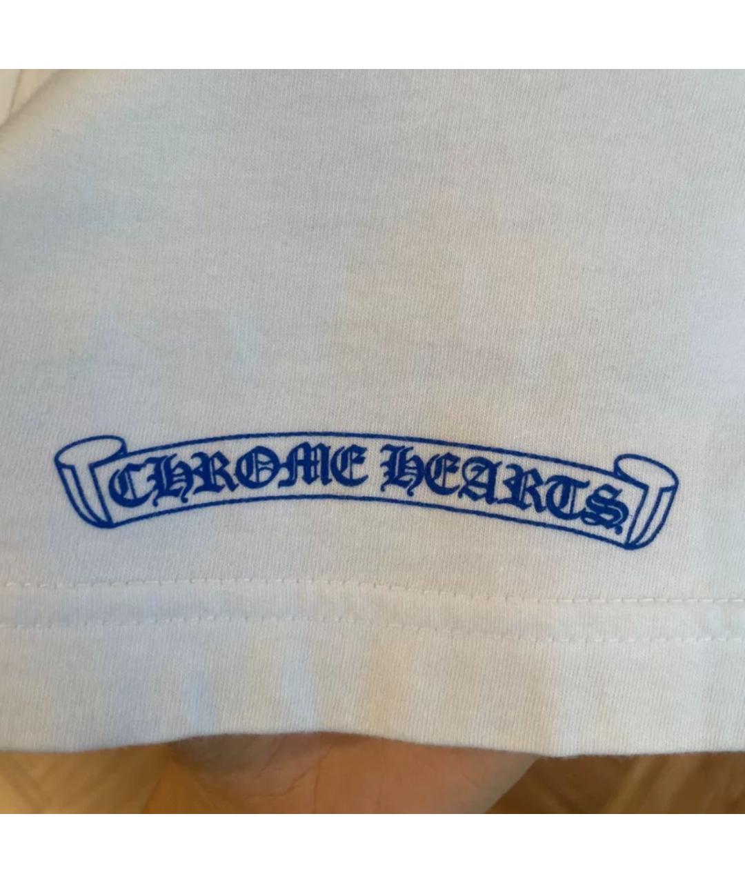 CHROME HEARTS Белая футболка, фото 5