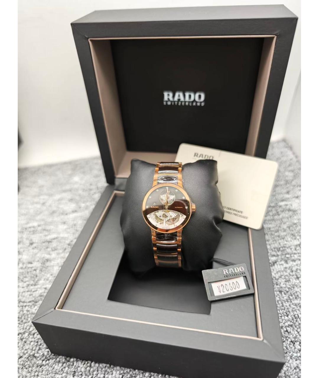 RADO Коричневые часы, фото 2
