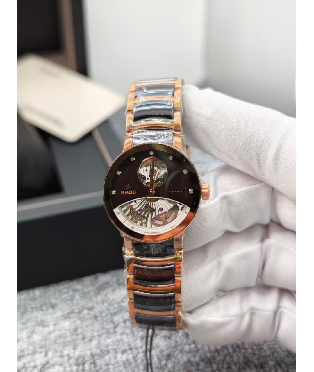 RADO Коричневые часы, фото 3