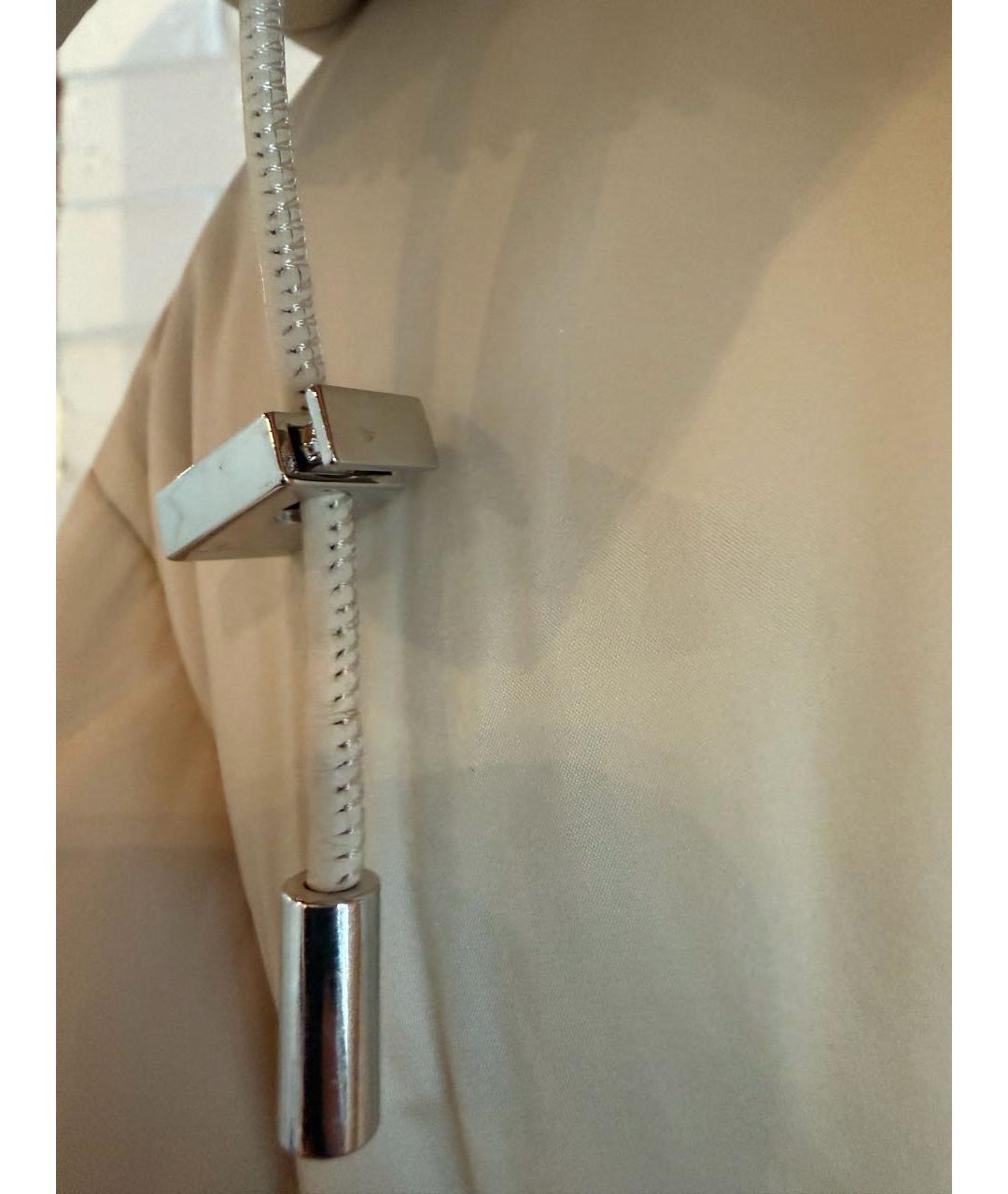 LORO PIANA Бежевый полиуретановый пуховик, фото 7