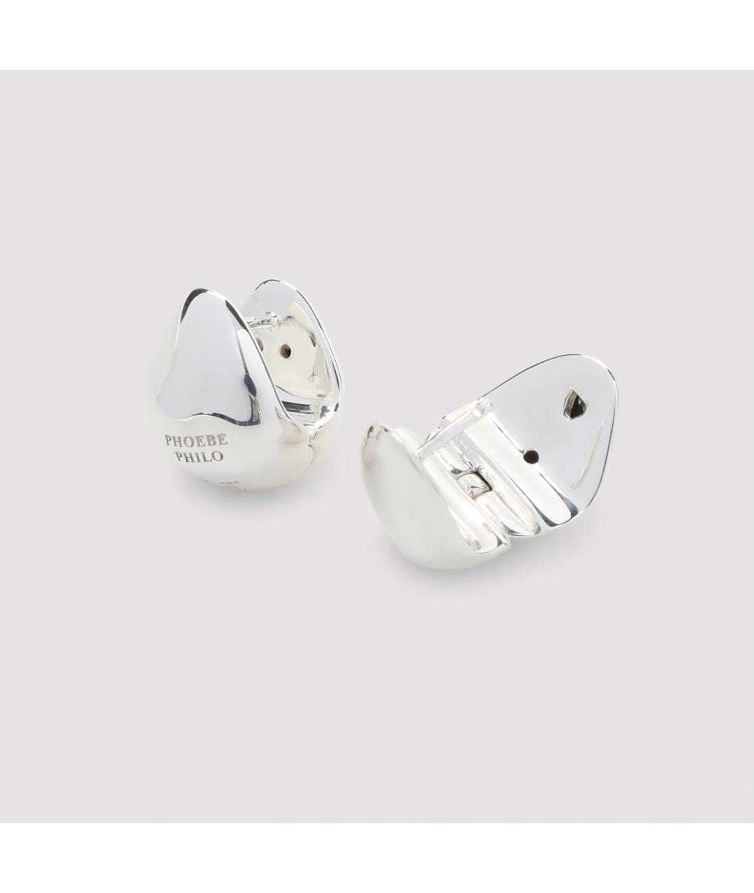 PHOEBE PHILO Серебряные серебряные серьги, фото 4