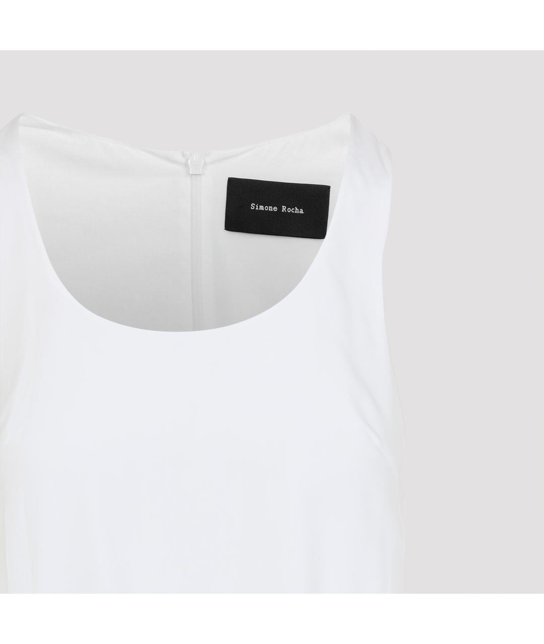 SIMONE ROCHA Белое хлопковое платье, фото 5
