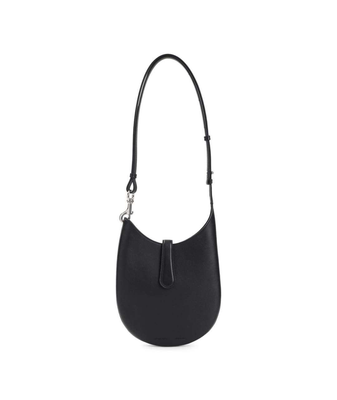 PHOEBE PHILO Черная кожаная сумка через плечо, фото 1