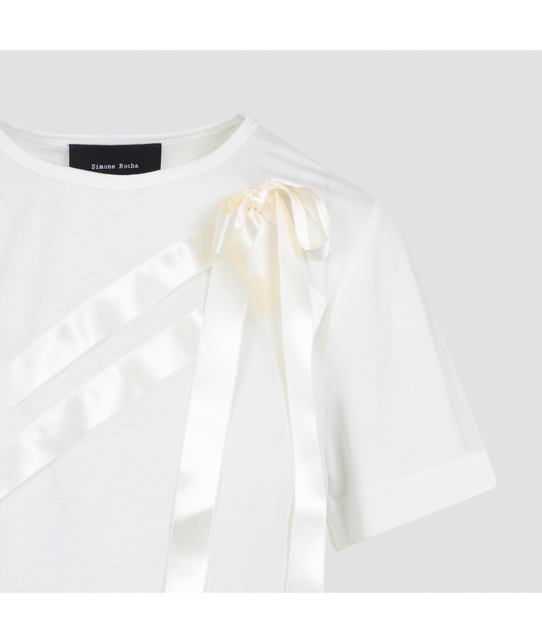 SIMONE ROCHA Белая футболка, фото 5