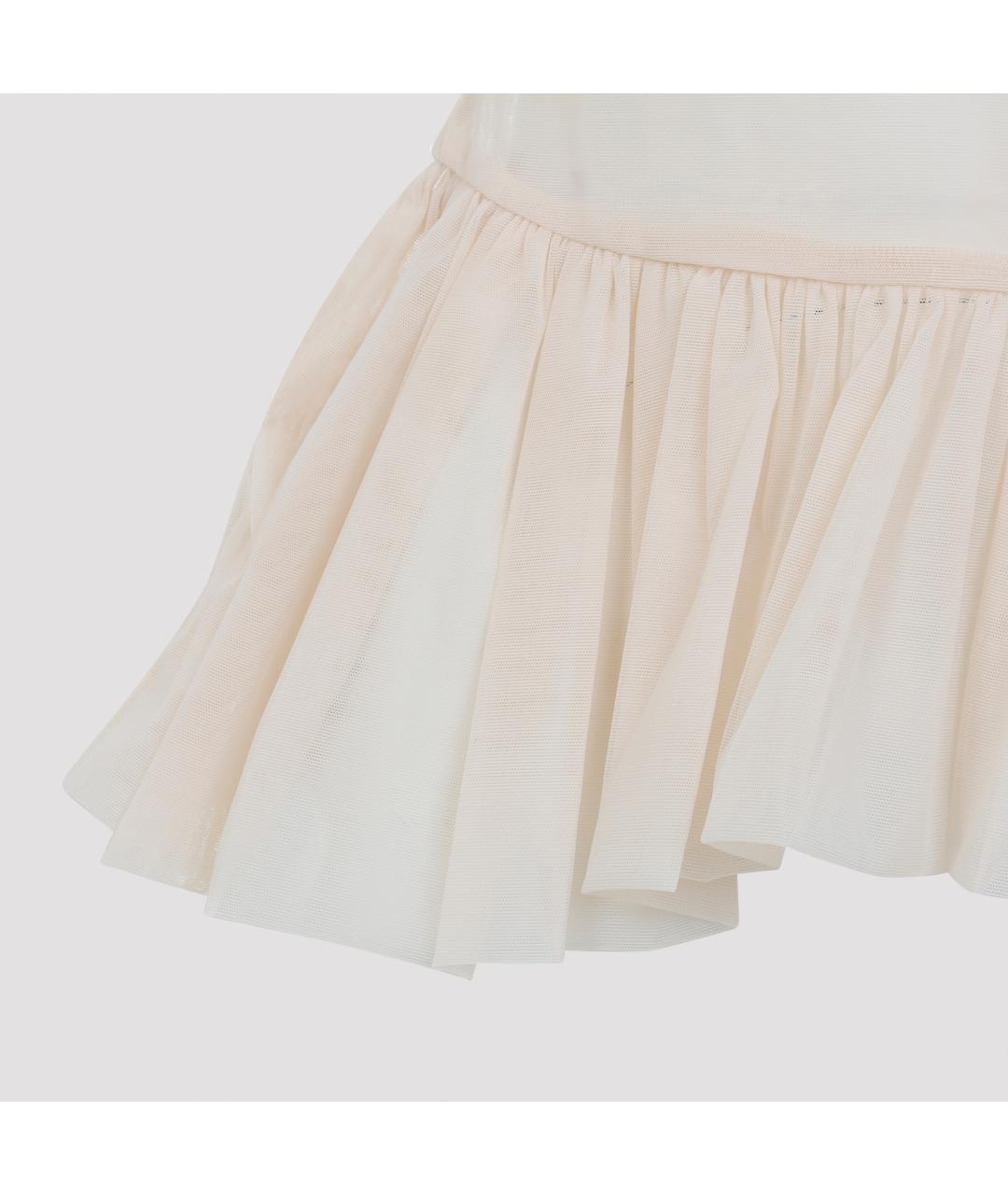 SIMONE ROCHA Бежевая полиамидовая блузы, фото 6