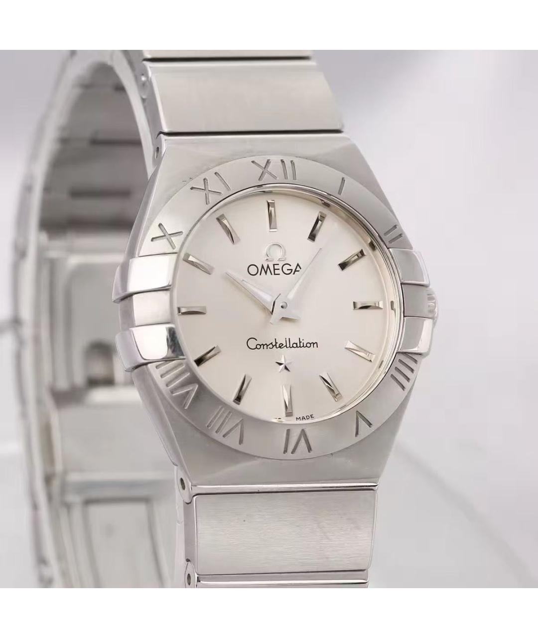 OMEGA Серебряные часы, фото 3