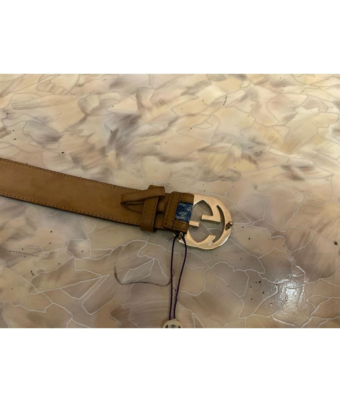 GUCCI Синий ремень, фото 2