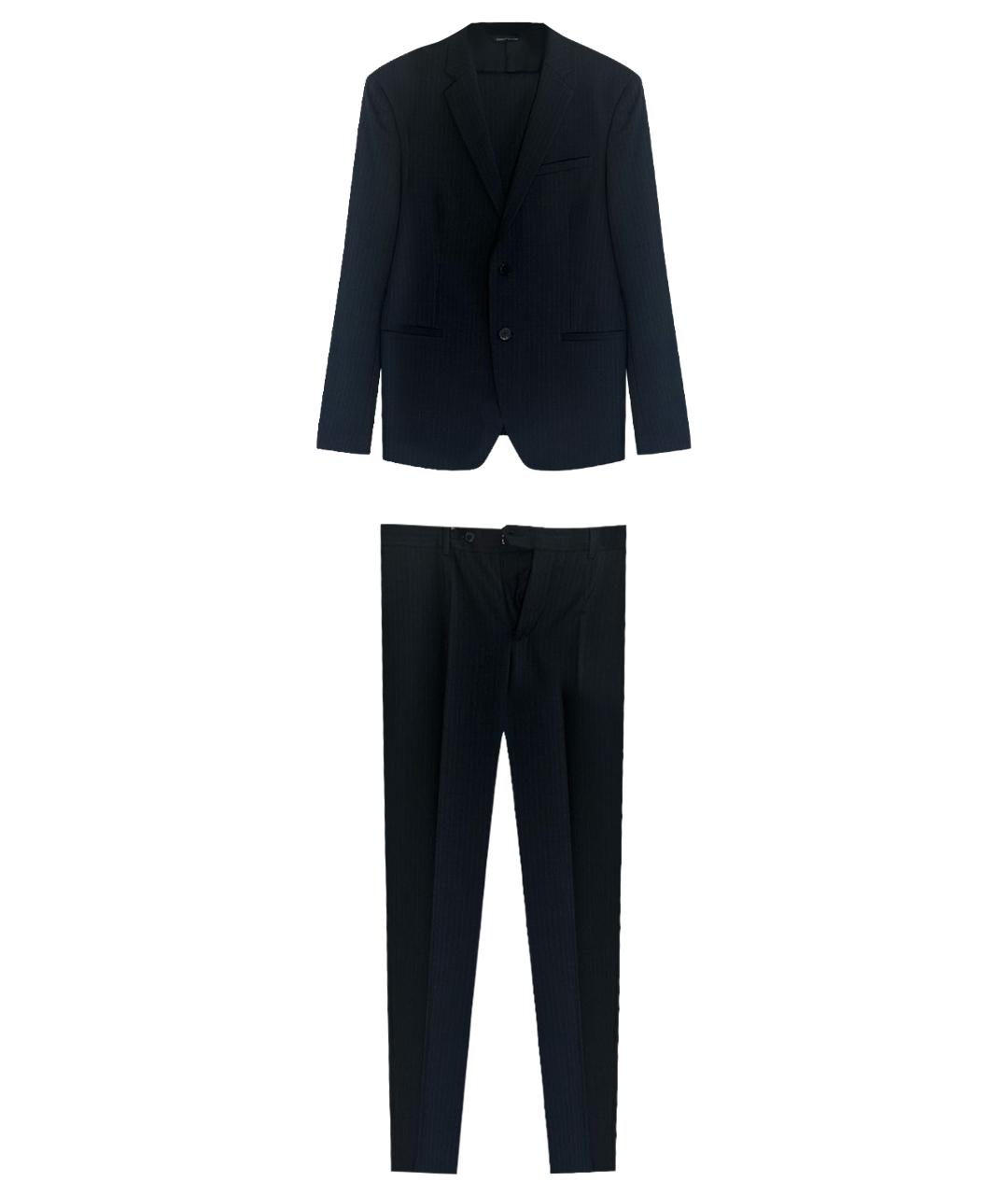 DOLCE&GABBANA Антрацитовый классический костюм, фото 1