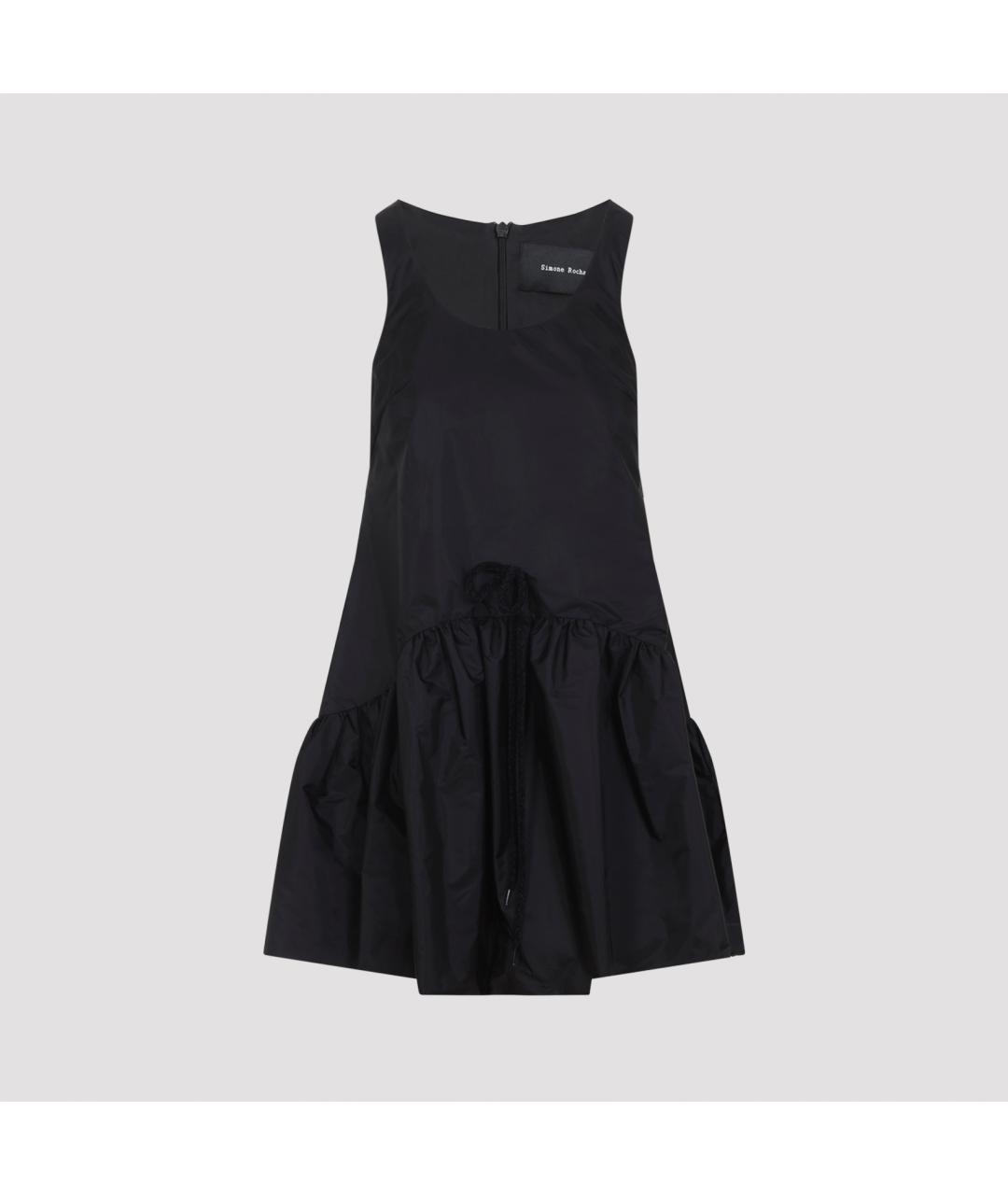 SIMONE ROCHA Черное полиамидовое платье, фото 2