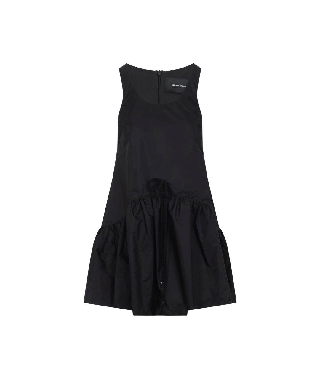 SIMONE ROCHA Черное полиамидовое платье, фото 1