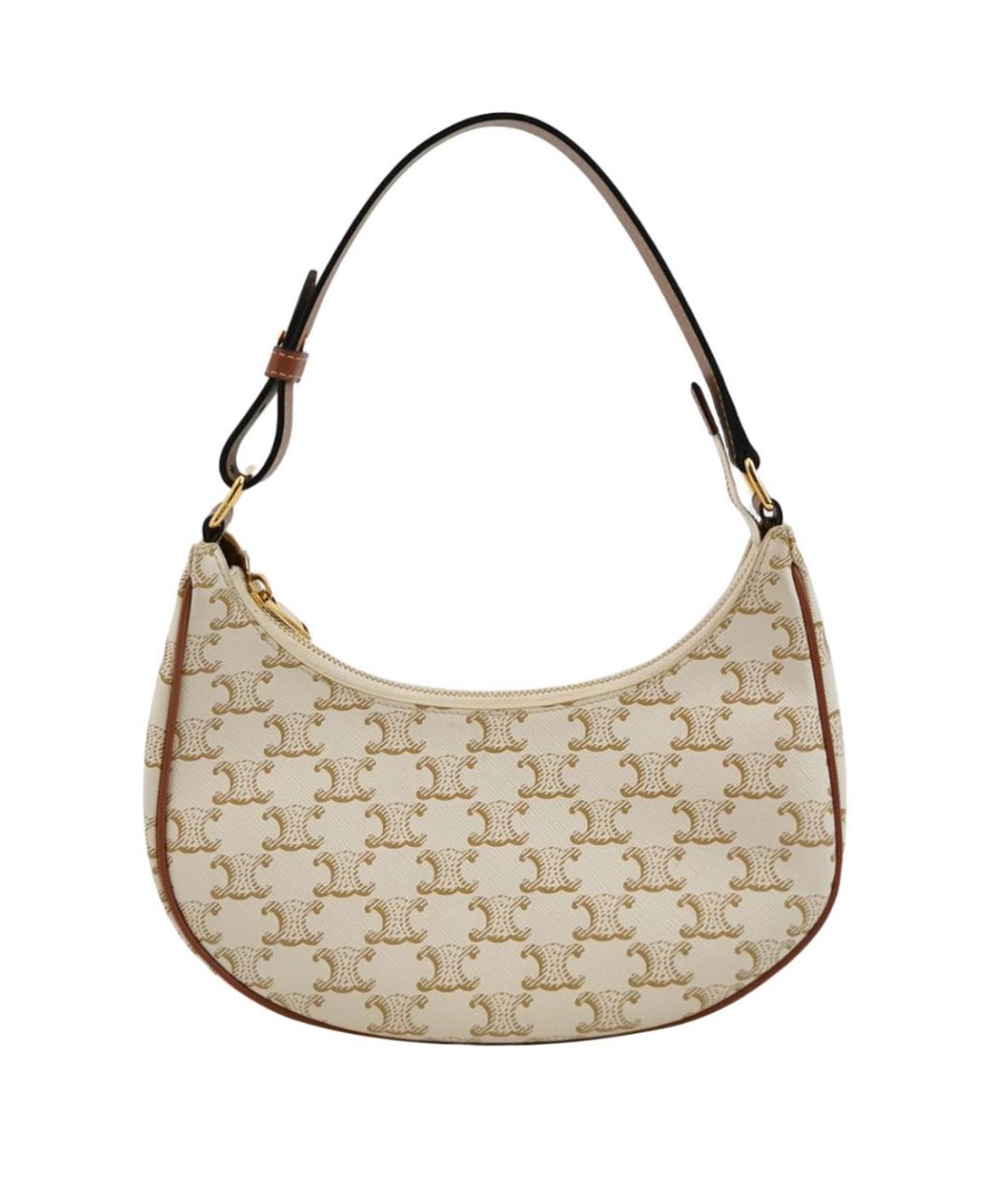 CELINE Бежевая сумка через плечо, фото 5