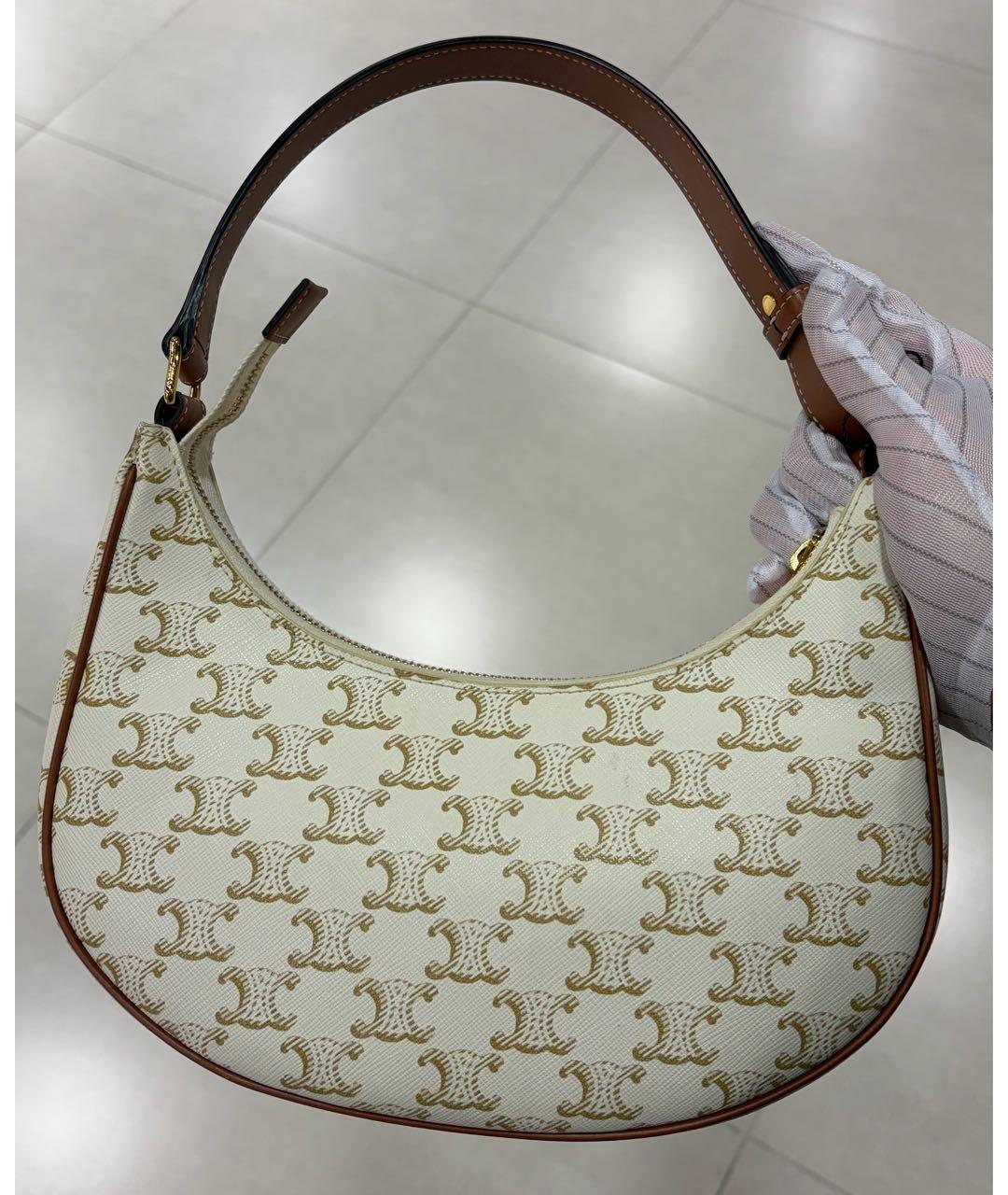 CELINE Бежевая сумка через плечо, фото 2