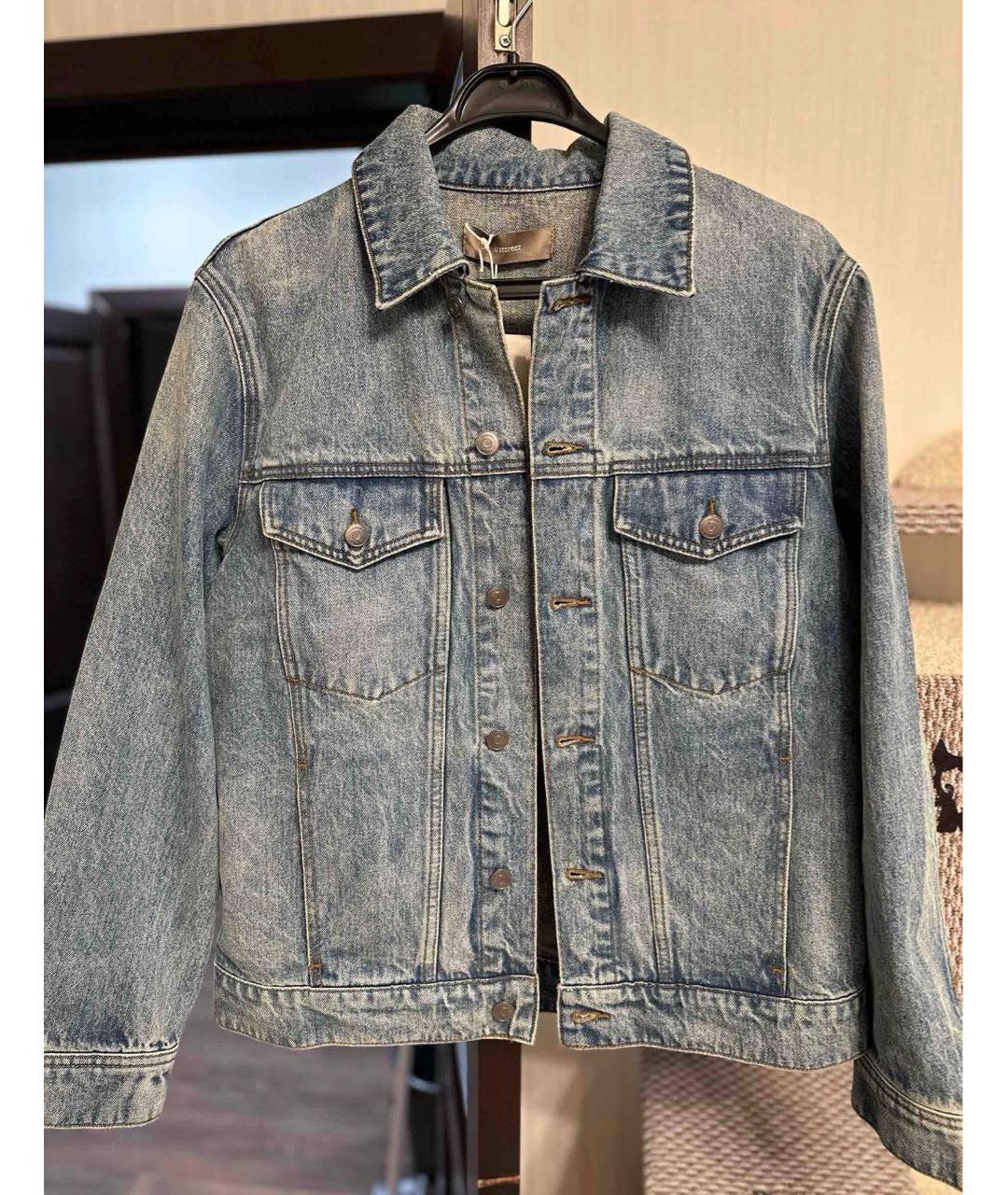 12 STOREEZ Голубая деним куртка, фото 6