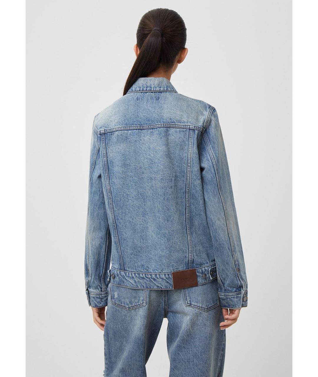 12 STOREEZ Голубая деним куртка, фото 3