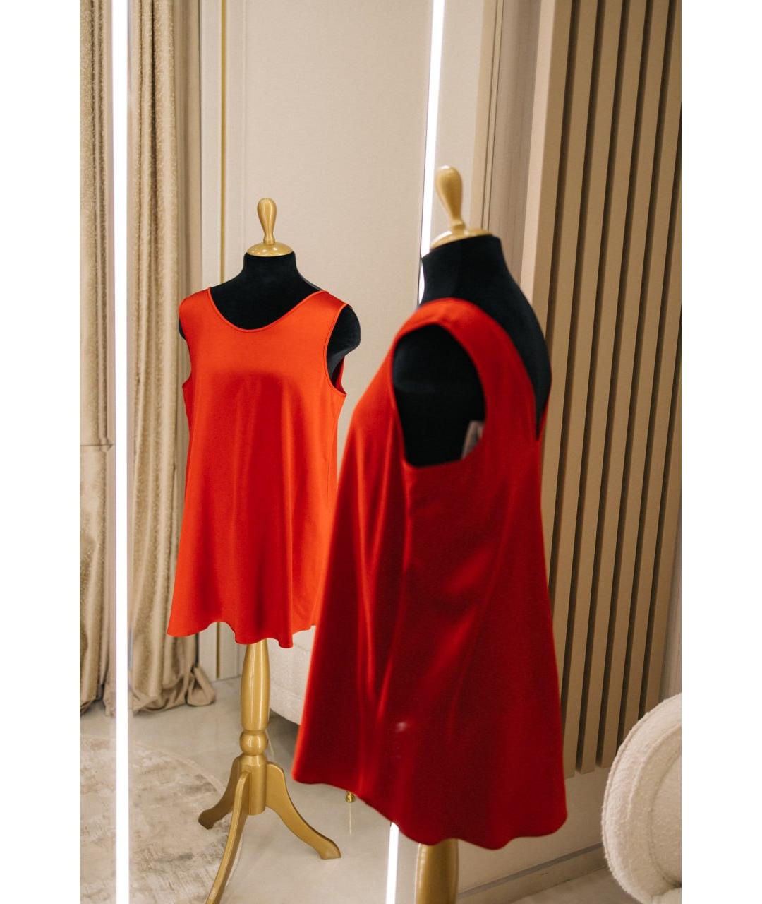 GENTRY PORTOFINO Красная вискозная блузы, фото 5