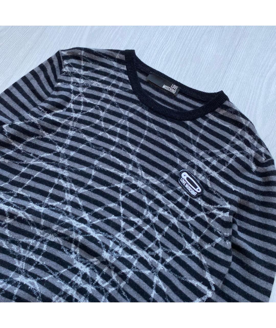 LOVE MOSCHINO Черный джемпер / свитер, фото 2