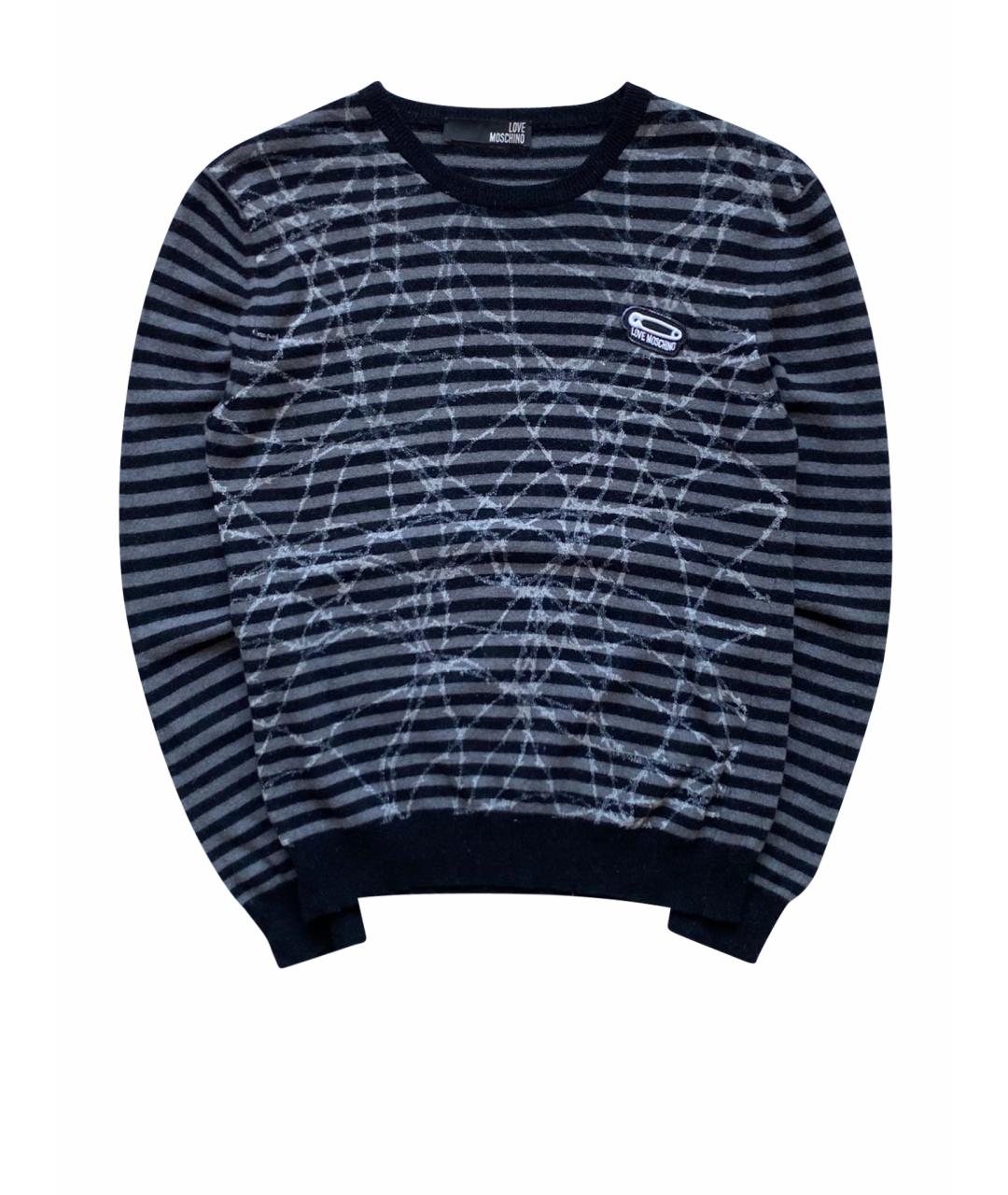 LOVE MOSCHINO Черный джемпер / свитер, фото 1