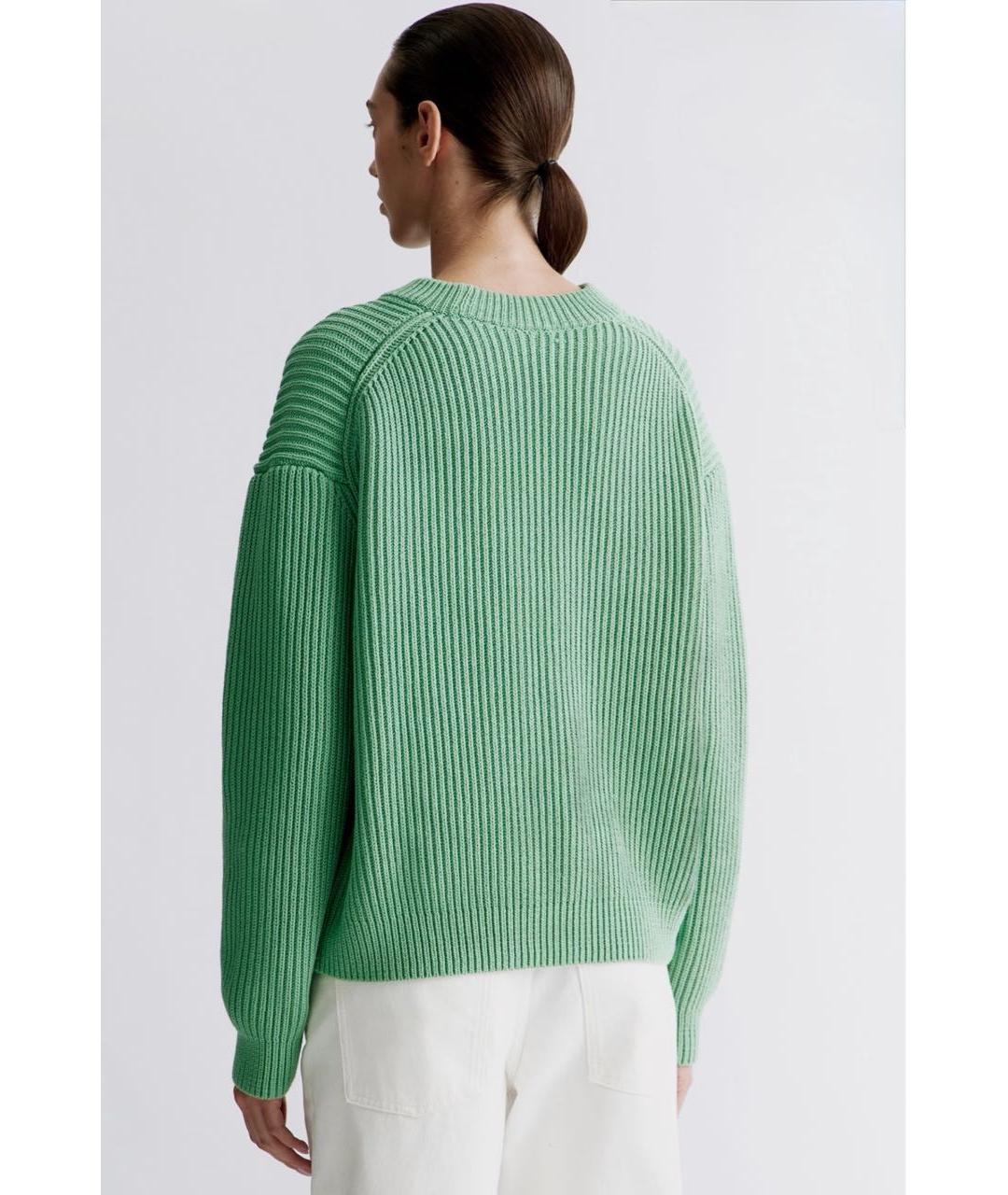 12 STOREEZ Салатовый хлопковый джемпер / свитер, фото 2