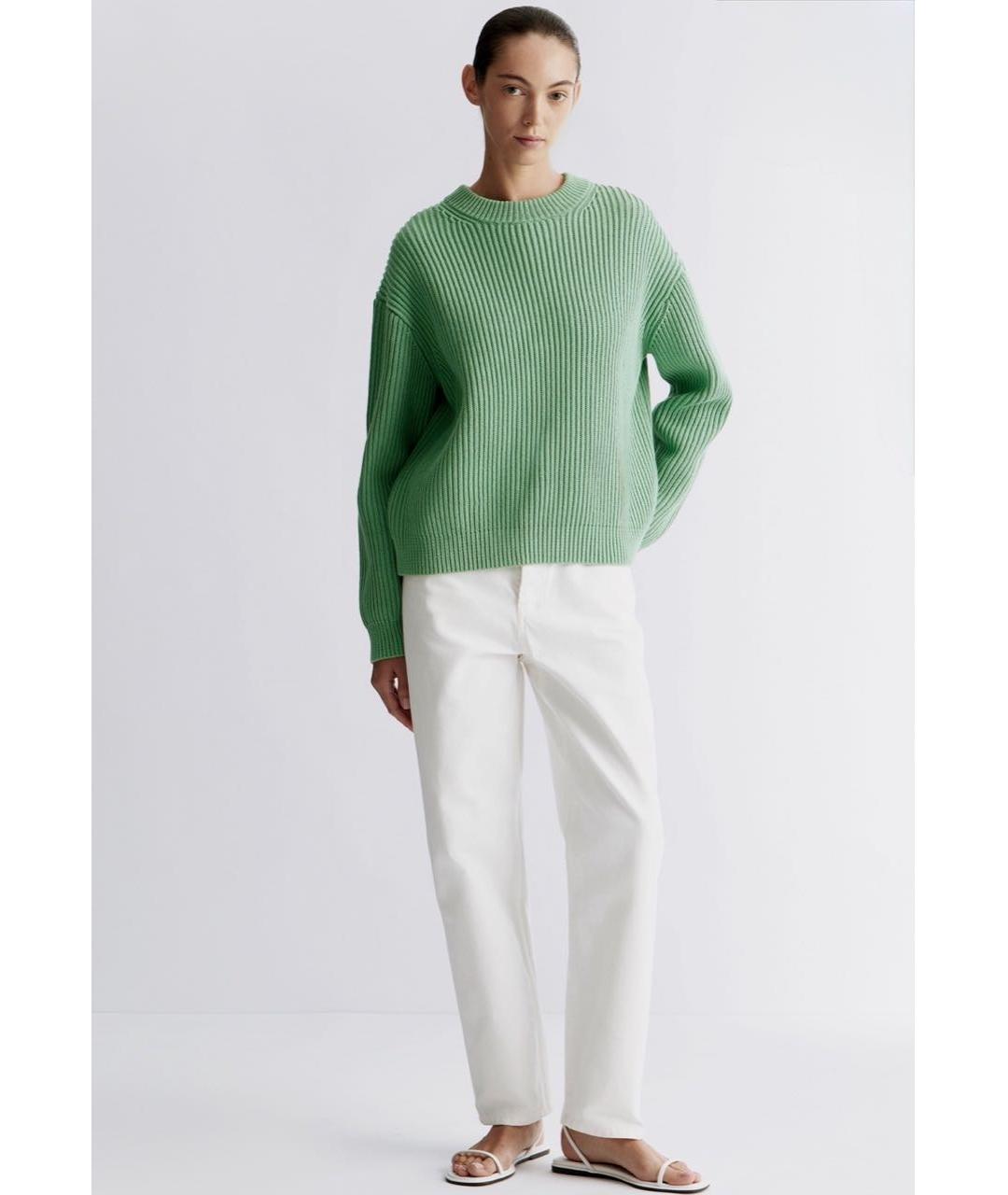 12 STOREEZ Салатовый хлопковый джемпер / свитер, фото 5