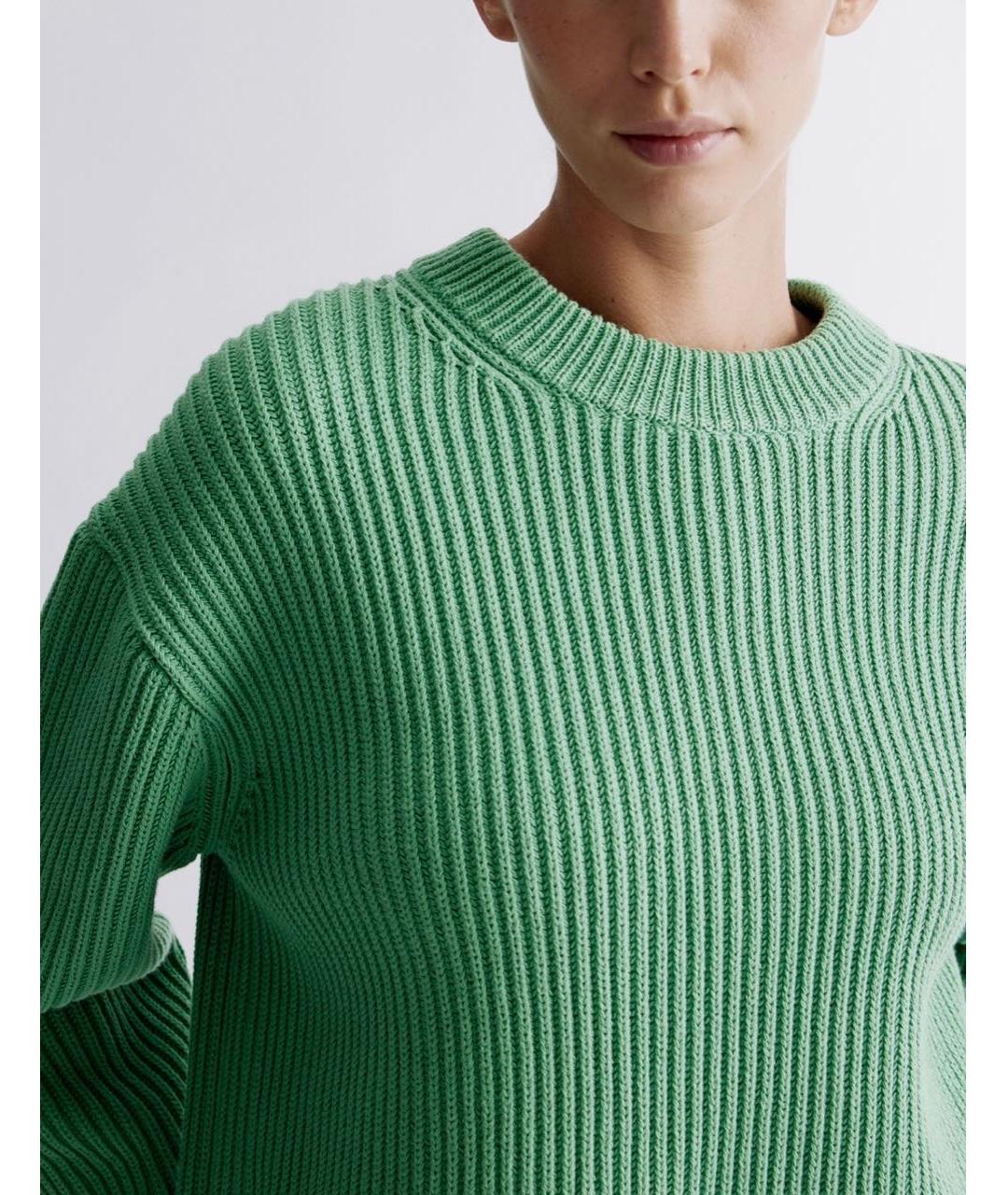 12 STOREEZ Салатовый хлопковый джемпер / свитер, фото 3