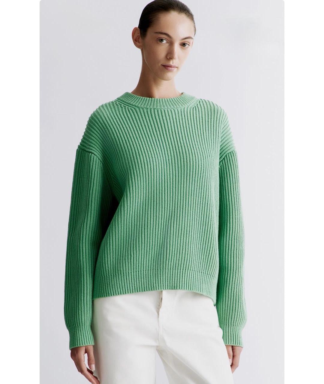 12 STOREEZ Салатовый хлопковый джемпер / свитер, фото 4