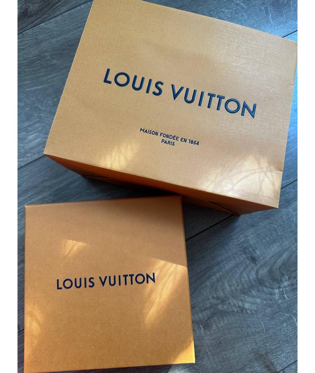 LOUIS VUITTON Черный кожаный ремень, фото 5