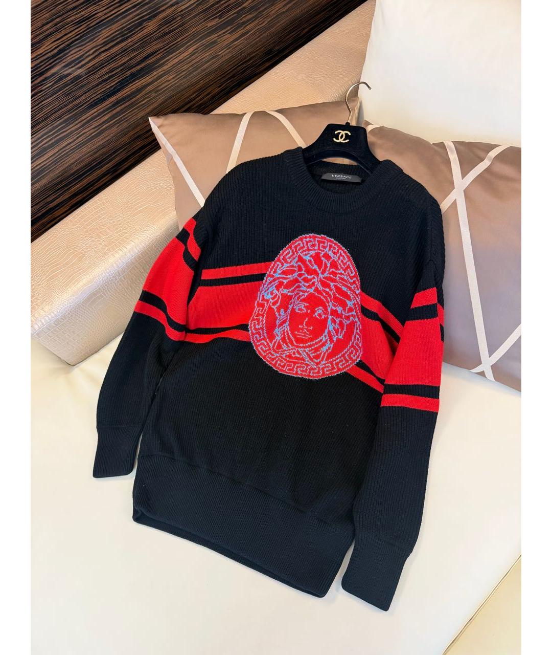 VERSACE Красный шерстяной джемпер / свитер, фото 2