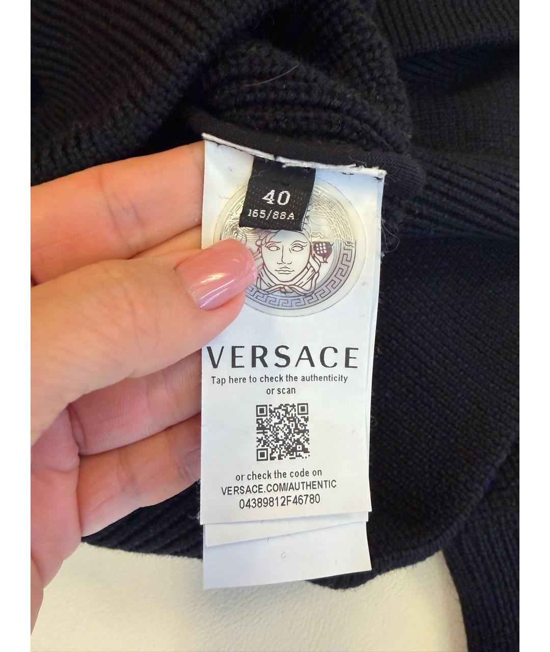 VERSACE Красный шерстяной джемпер / свитер, фото 4