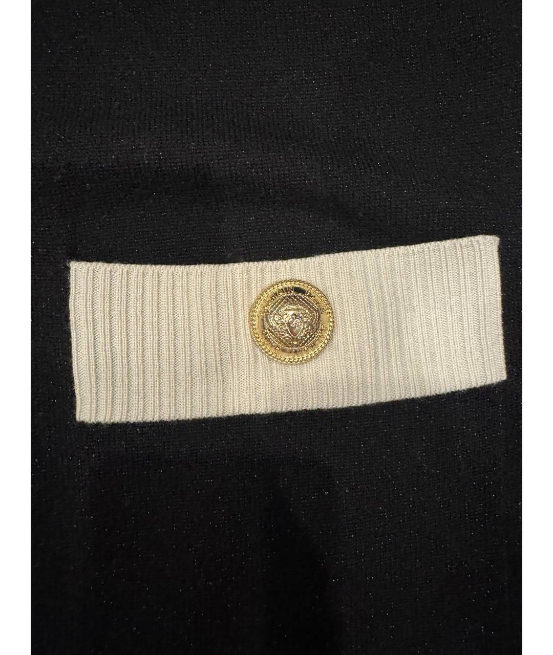 BALMAIN Черный шерстяной кардиган, фото 5