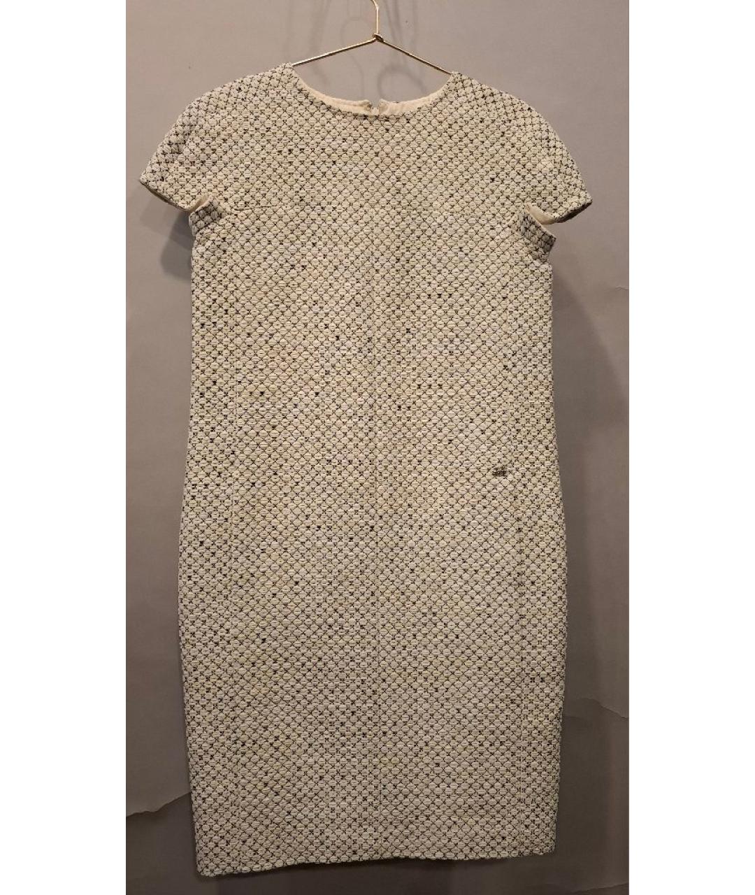 CHANEL Бежевое коктейльное платье, фото 7