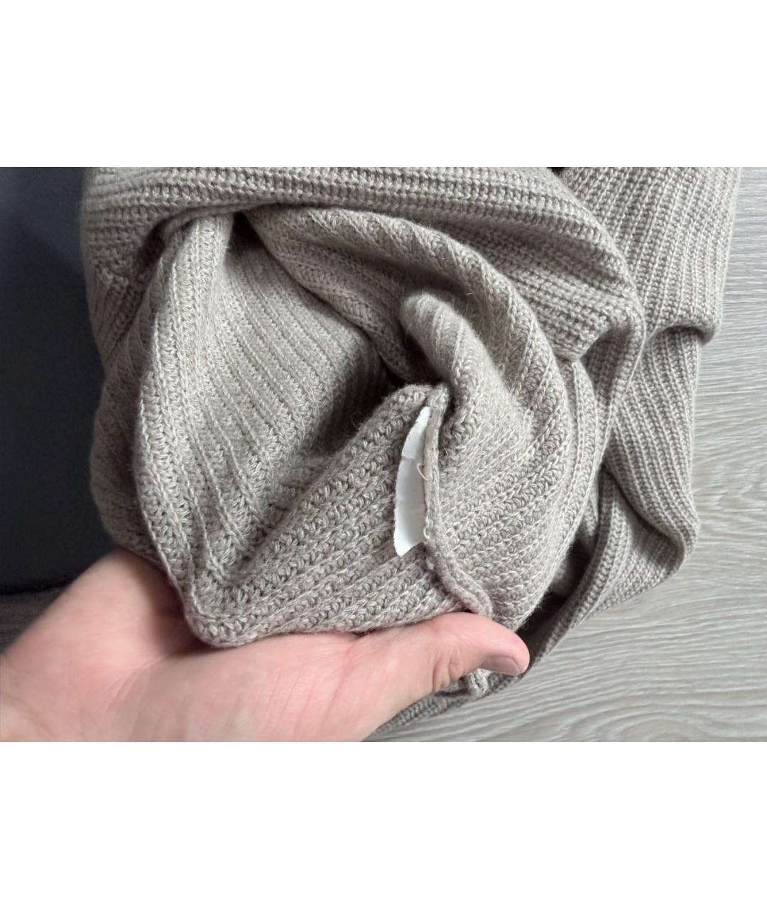 MAX MARA Коричневый шерстяной джемпер / свитер, фото 4