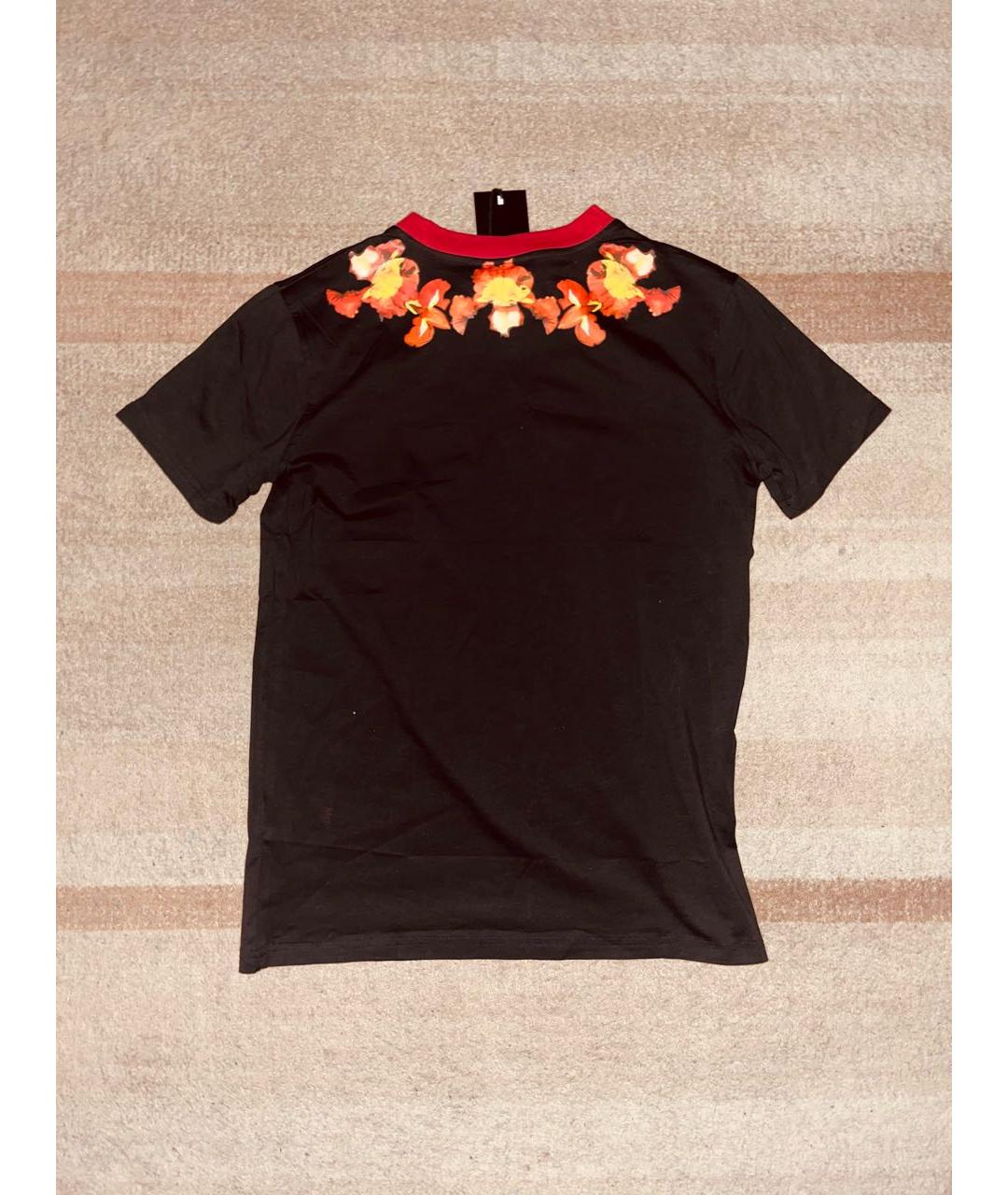 GIVENCHY Черная хлопковая футболка, фото 2