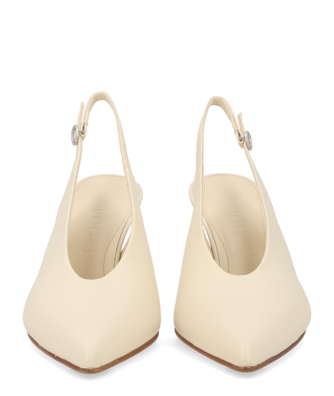 AEYDE Бежевые кожаные туфли, фото 3