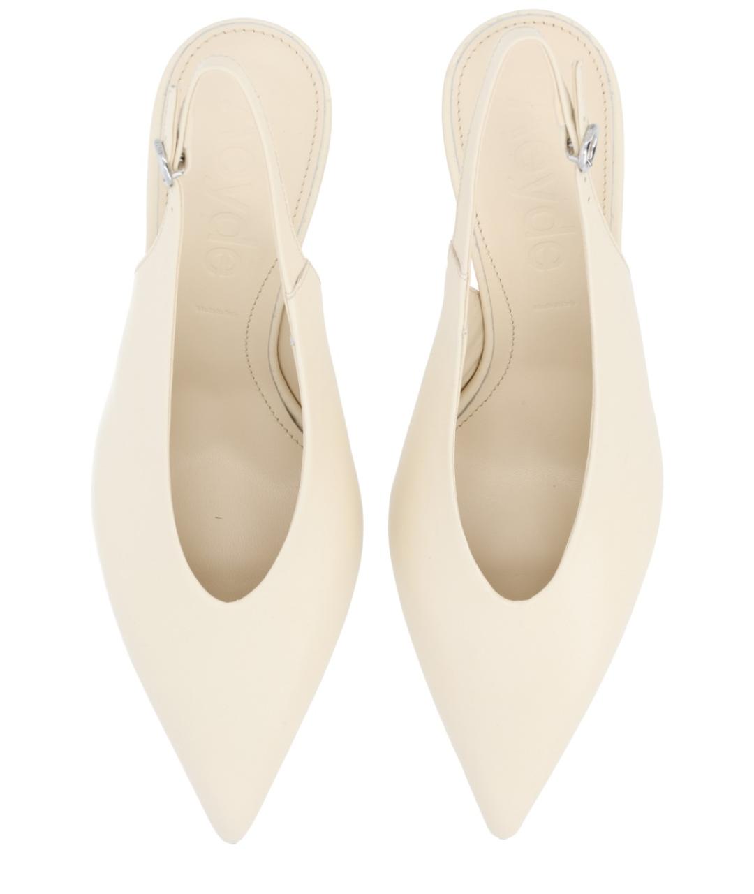 AEYDE Бежевые кожаные туфли, фото 5