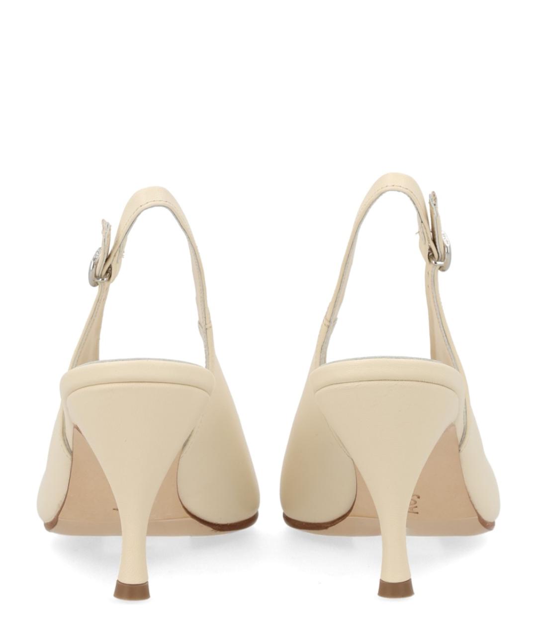 AEYDE Бежевые кожаные туфли, фото 4