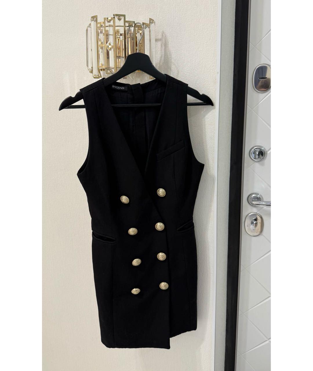 BALMAIN Черное платье, фото 5