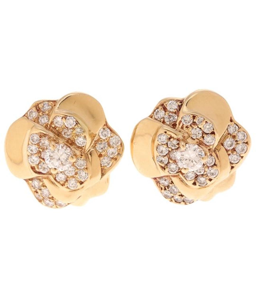 CHANEL Золотые серьги из желтого золота, фото 1