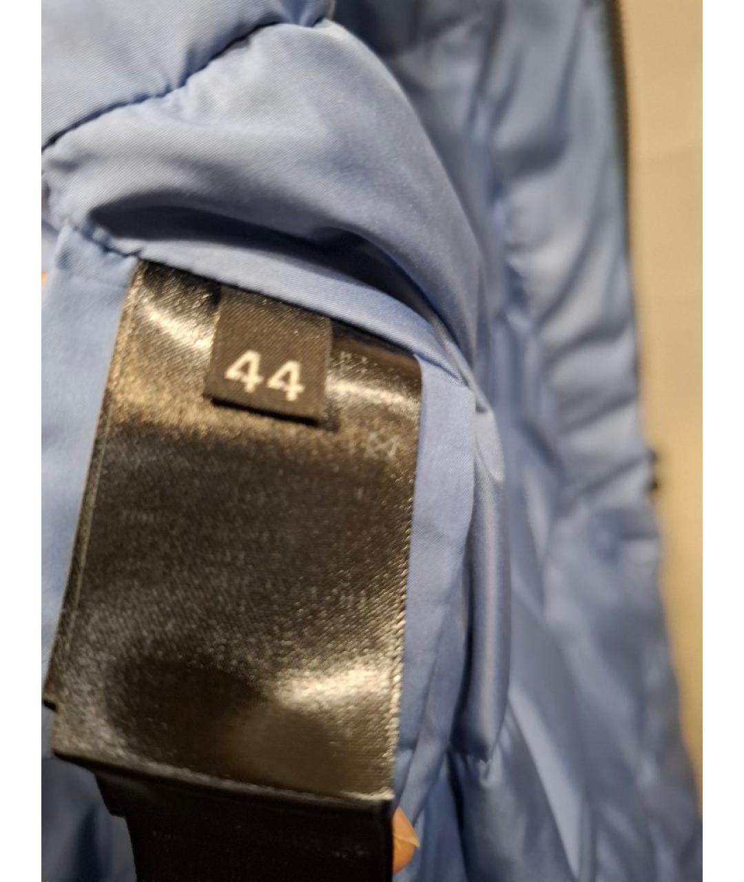 ERMANNO SCERVINO Голубая синтетическая парка, фото 6
