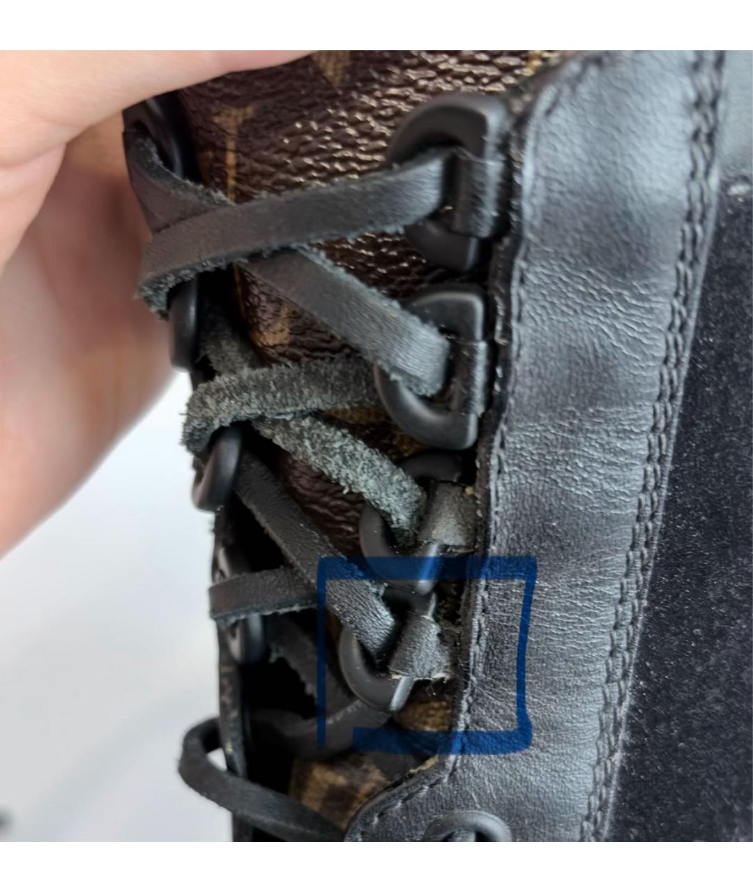 LOUIS VUITTON Черные ботинки, фото 8